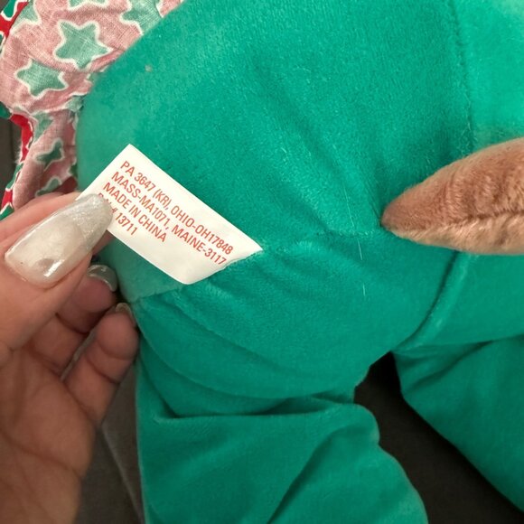 Vintage Plush Reindeer Christmas Toy - Picture 6 of 6